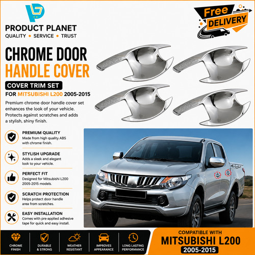 Chrome door handle cover trim - door,