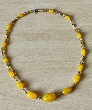 Vintage Art Deco Czech Yellow