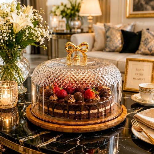Bamboo wooden cake - wooden, &