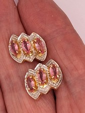 18ct Gold Padparadscha