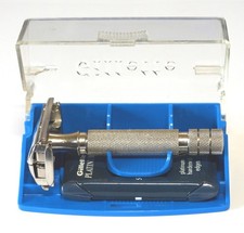 1956 Vintage Gillette Rocket HD500 TTO Safety Razor Set England