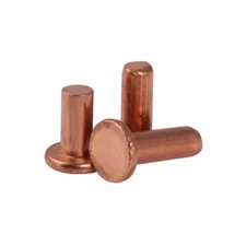 Flat Head Copper Solid Rivets M2 M2.5 M3 M4 M5 M6 M8 Percussion Rivet