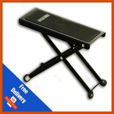 UK Guitar Folding Metal Foot Stool Rest for Acoustic Electric, Classical Guitars