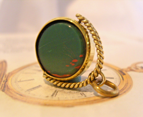 Pocket watch chain fob - watch,