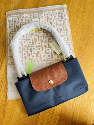 Navy large longchamp - longchamp, bag
