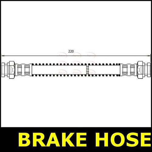 Brake hose rear for citroen - brake,