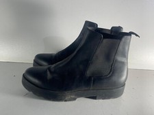 Vagabond Women's Shoe Size 6.5(40) Used Black Leather Pull on Chelsea Boots -E72