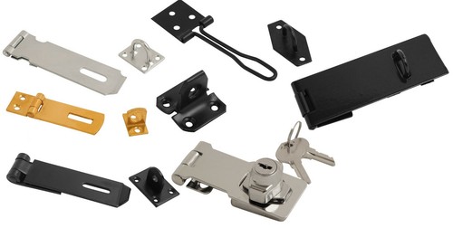 Hasp and staple - and, locks