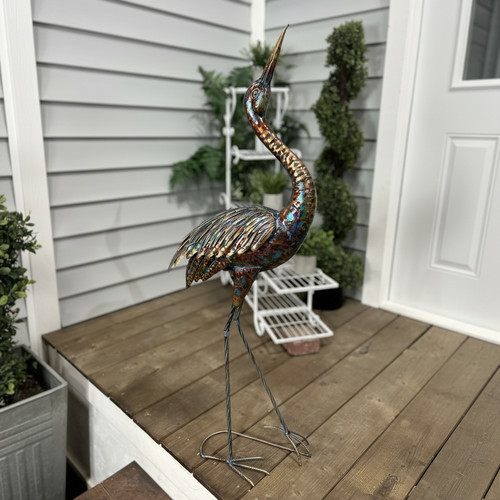 Line metal chrome heron - chrome,