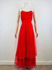 Vintage 70s Vera Mont Red Pink