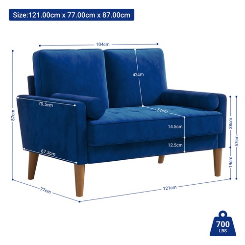 Velvet sofa corner - velvet, 3