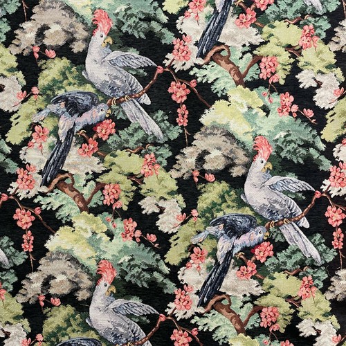 Exotic aviary tapestry fabric - exotic,