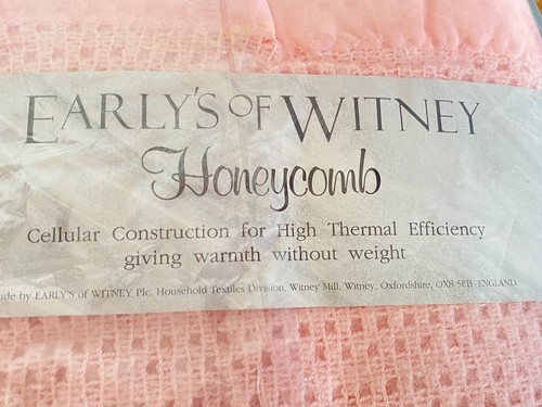 Vintage pink blanket early - blanket, early's