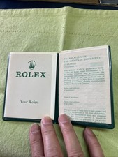 Vintage Rolex wallet /paper