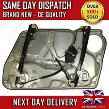 VW PASSAT B5 / SKODA SUPERB 3U4 FRONT LEFT PASSENGER WINDOW REGULATOR WITH PANEL