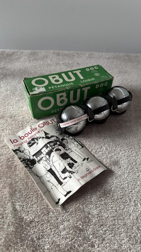 Vtg obut petanque dog - obut, boules