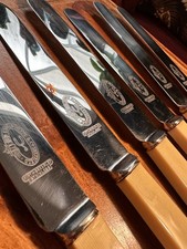 Bundle of 3 Sets Vintage Sheffield Table Knife Bakelite Handles Firth Stainless