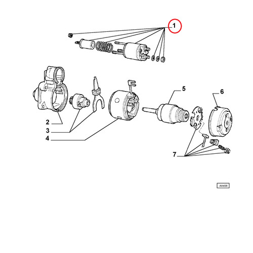 Starter electromagnet fiat - electromagnet,