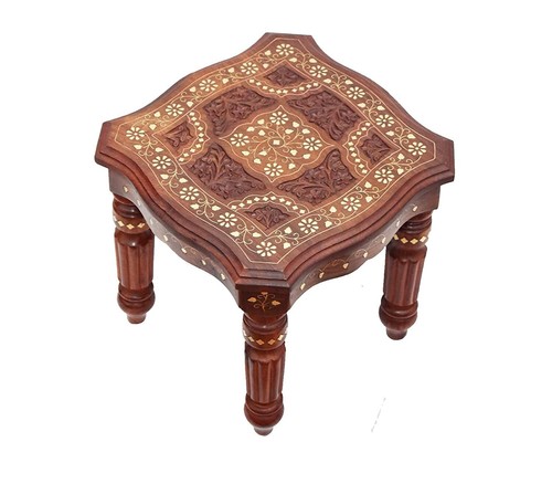 Brass embedded sheesham wood - brass,
