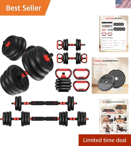 Adjustable dumbbell - 4-in-1,