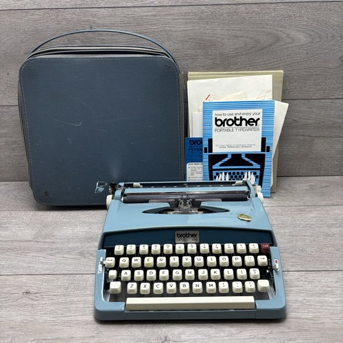 Vintage brother opus 888 blue - vintage,