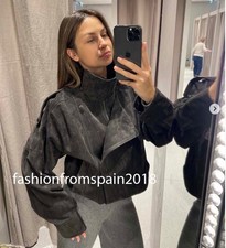 ZARA NEW WOMAN 100% SUEDE