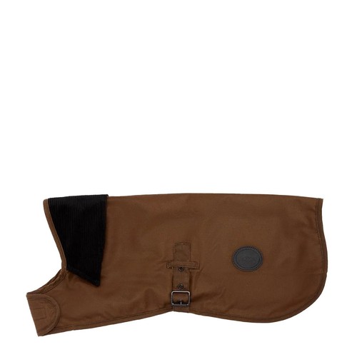 Barbour waxed dog coat - coat, tan
