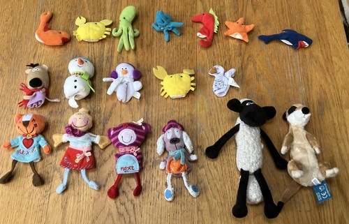 Finger puppets x16 - puppets, small