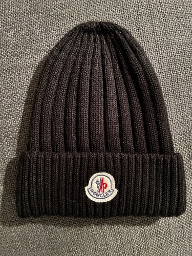 Moncler black beanie - moncler,