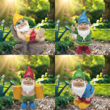 Novelty Naughty Gnomes Garden Decoration Home Statue Ornaments Gift Hand Painted