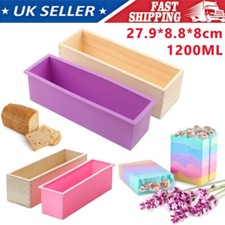Wood Loaf Soap Moulds with