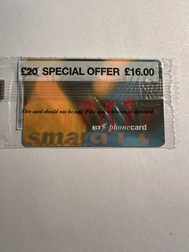 Phonecard sealed mint - £20, bt