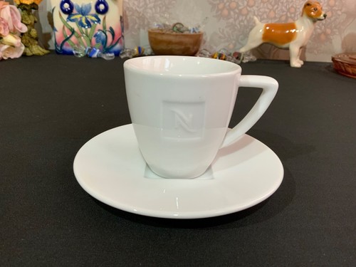 Nespresso white logo - white, n
