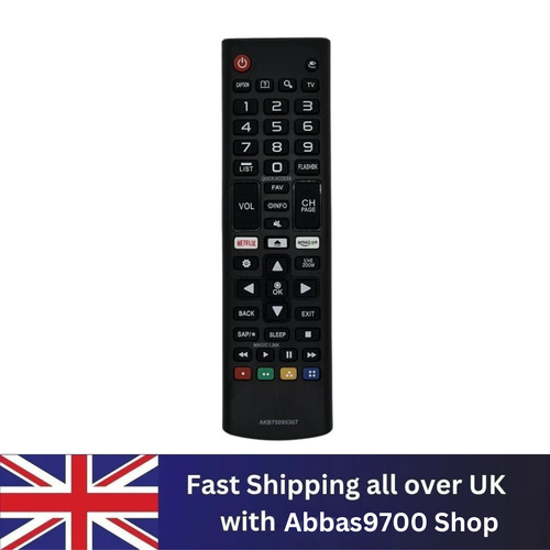 Replacement remote - lg, tv