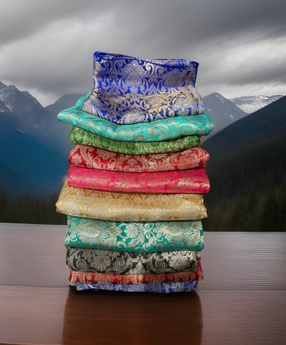 Assorted satin silk - assorted, brocade