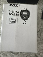 Fox Digital Weighing Scales 132lb 60kg CEI155 Carp Fishing