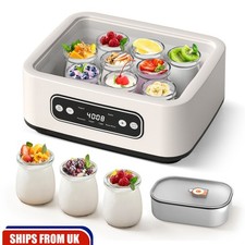 Automatic Yogurt Maker Machine 36H Timer Electric Yogurt Machine w/ 9 Glass Jars