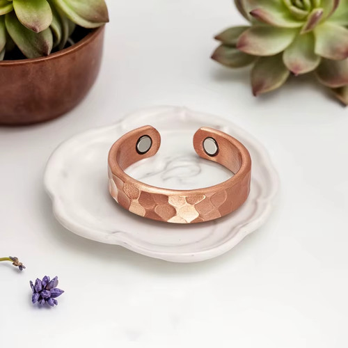 Pure copper hammered magnetic - copper,