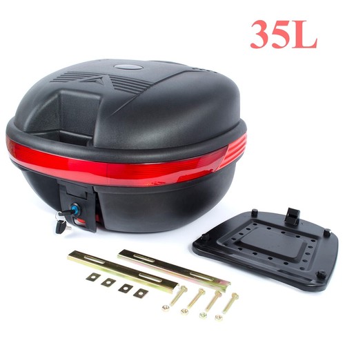 35l black motorcycle top - 35l, box