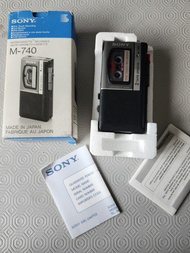 Sony 740 micro cassette - sony, m-740