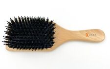 Paddle Hairbrush Detangling Pro Natural Boar Bristle Cushion Antistatic Wet Dry