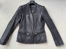 All Saints Leather Biker Jacket 10