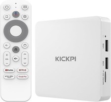 KICKPI KP1 Android TV Box 2025 | Google Certified 4K Streaming Device with Voice
