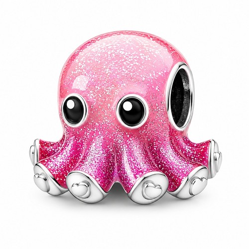 S925 sterling silver - silver, pink