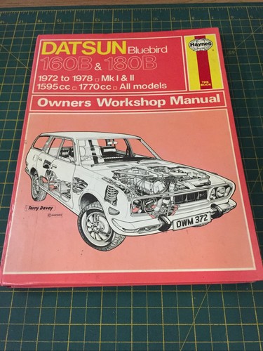Haynes 372 datsun - datsun, bluebird