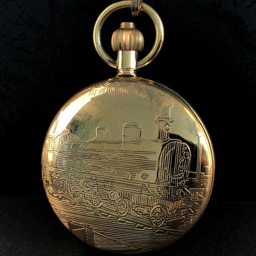 Vintage brass skeleton - skeleton, pocket