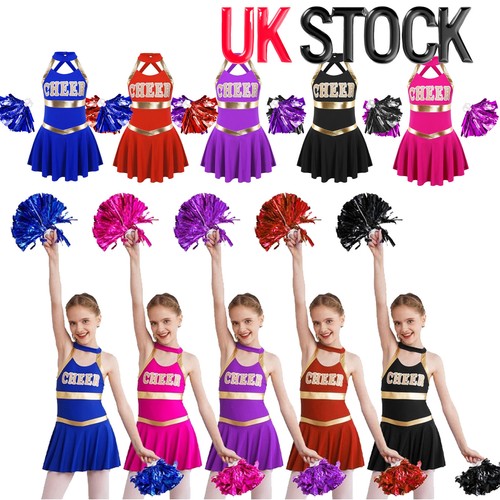 Girls cheerleader costume - cheerleader,