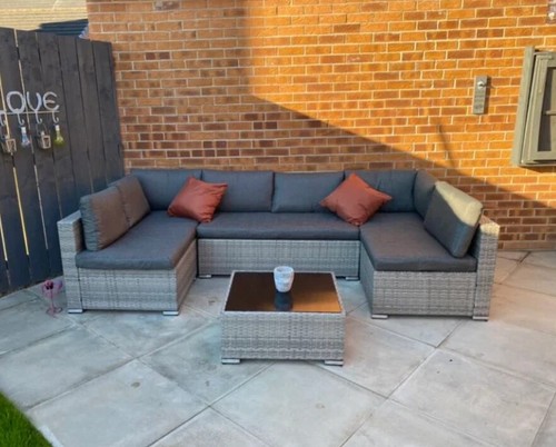 Rattan sofa set outdoor garden - outdoor,