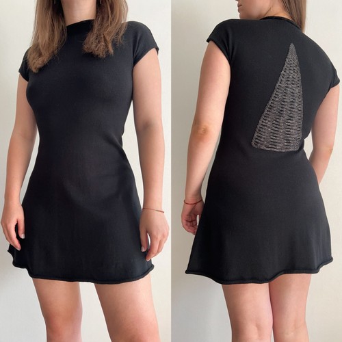 Sarah pacini black knit dress - pacini,