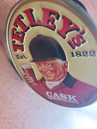 Metal tetley cask - tetley's,